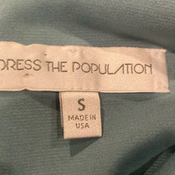 Dress the Population size small Gwen midi sexy bodycon fit excellent condition - Picture 5 of 7